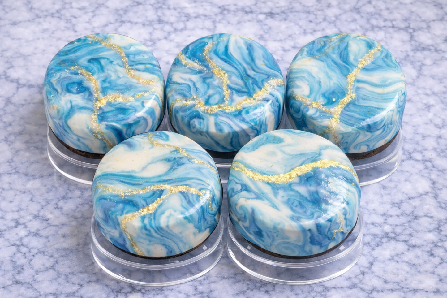 Marble Chocolate Covered Oreos