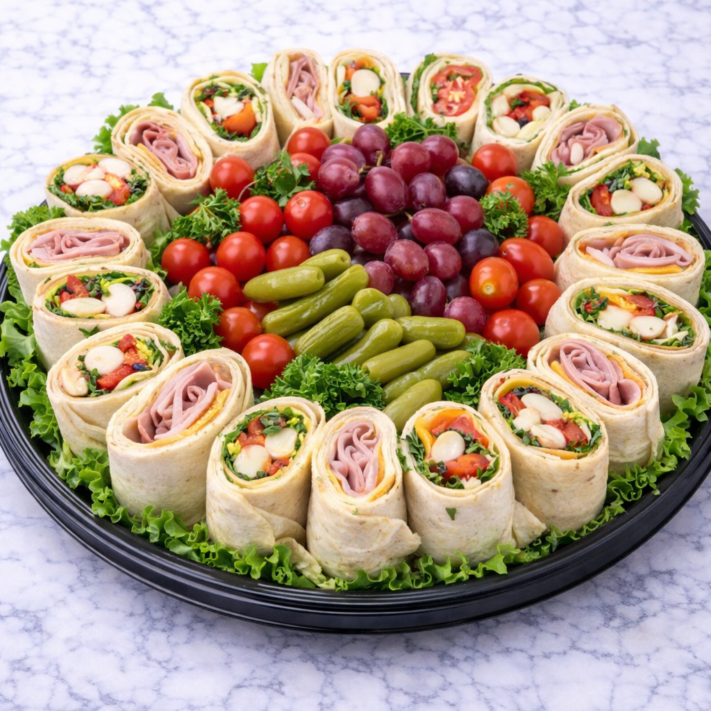 Wrapped Pinwheel Platter